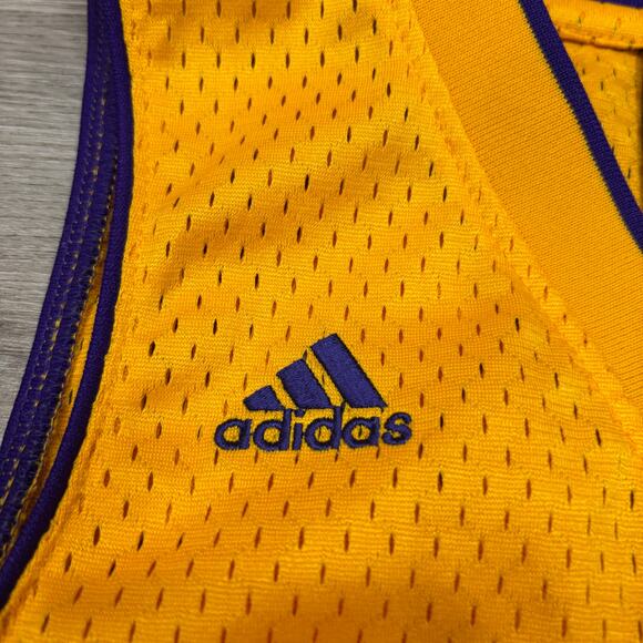 Adidas NBA LA Lakers Derek Fisher 2 Swingman Jersey Men's Small SEWN - Picture 5 of 14